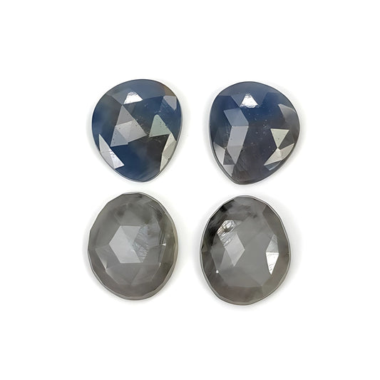 Flache Rückseite Multi Saphir