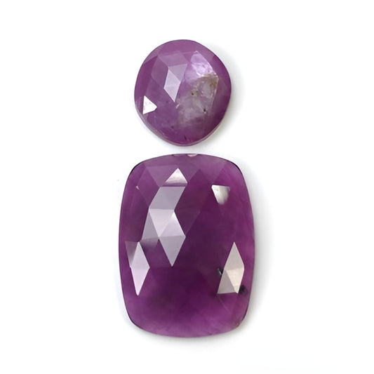 Zaffiro viola naturale