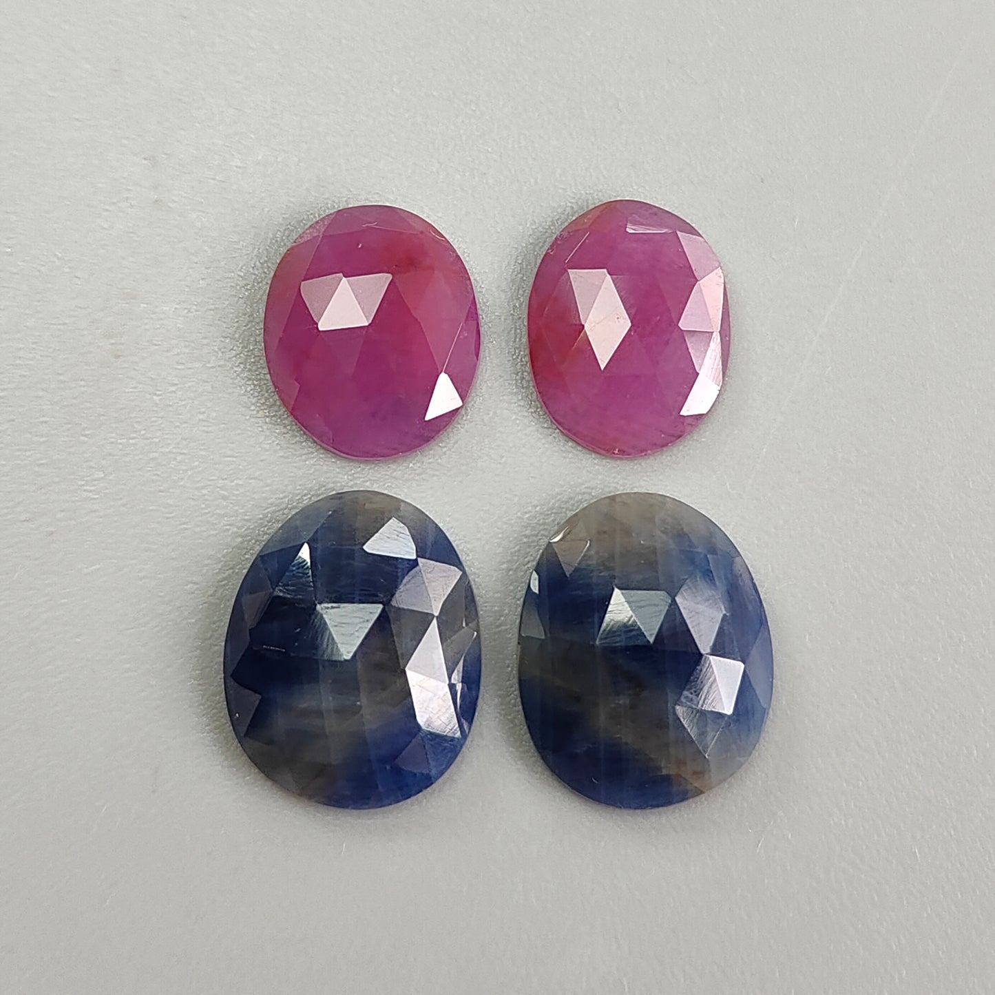 Zafiros variados para joyería