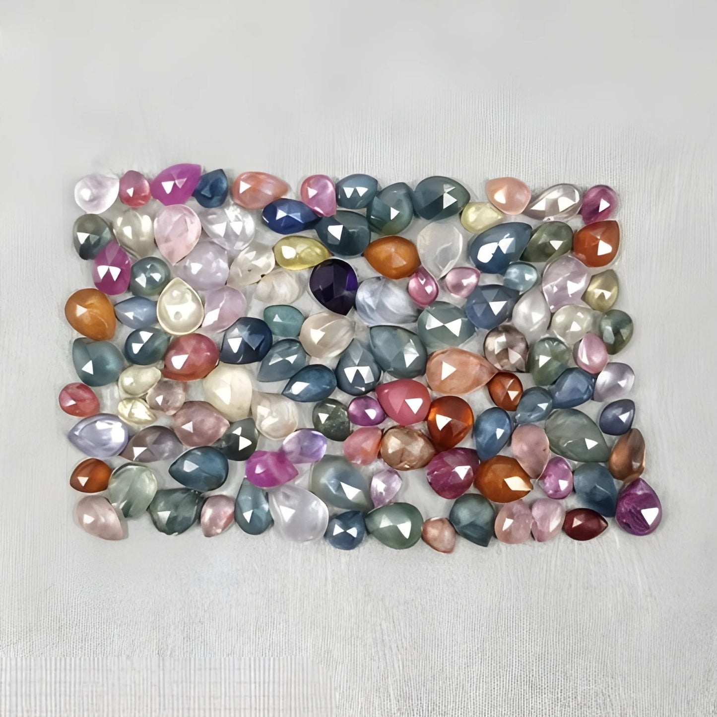Faceted Multi Sapphire Gemstone