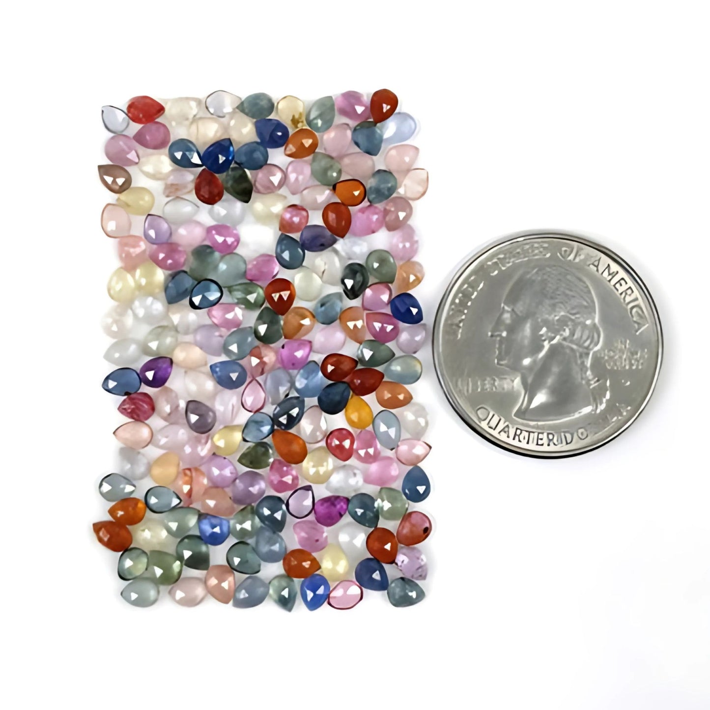 Flat Back Multi Sapphire