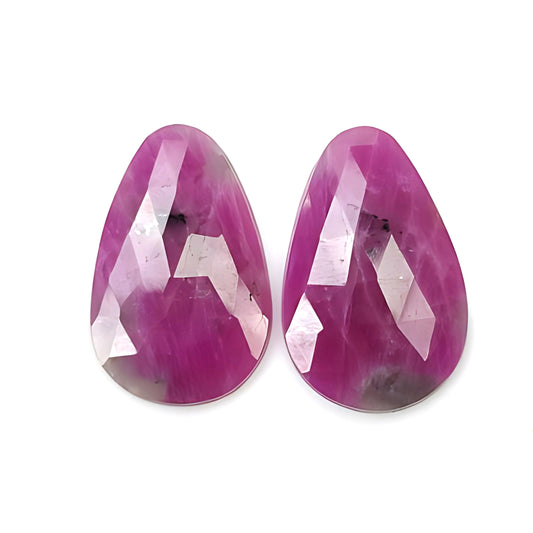 Mehrsaphir-Scheiben im Rosenschliff