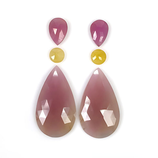 マルチサファイアローズカットスライス