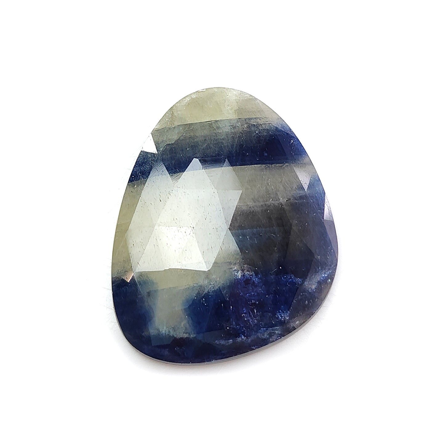 multi sapphire rose cut gemstone 
