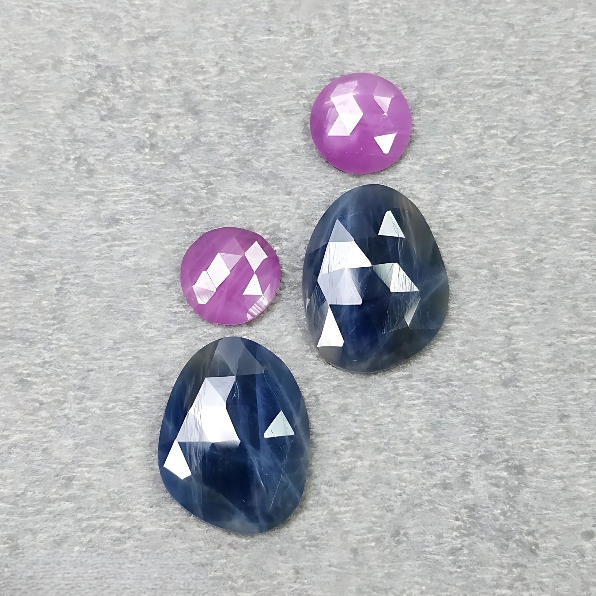 Faceted Multi Sapphire Gemstone