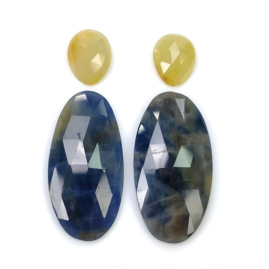 マルチサファイアローズカットスライス