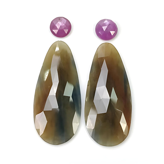 Saphir multi-facettes