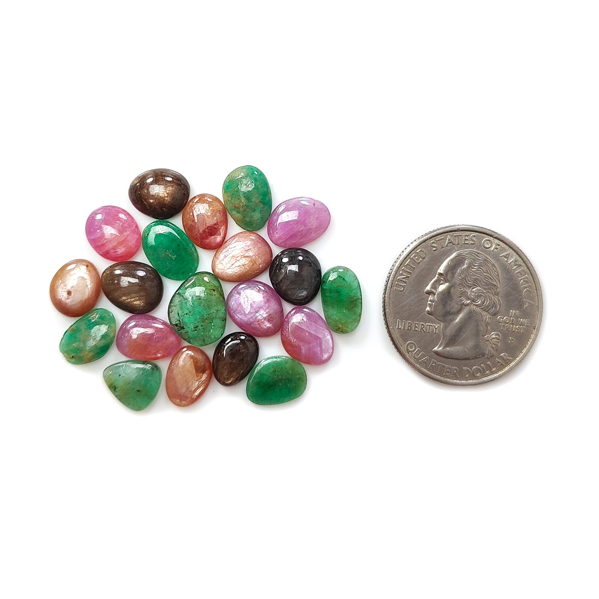 Zafiros variados para joyería