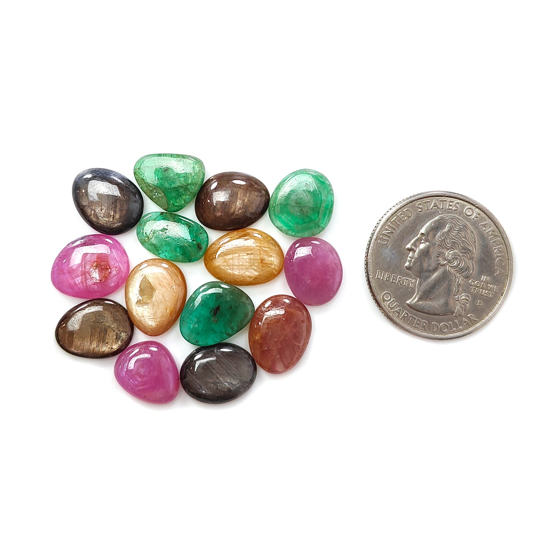 Zafiros variados para joyería