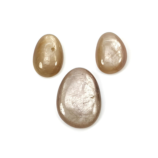 sapphire uneven cabochon