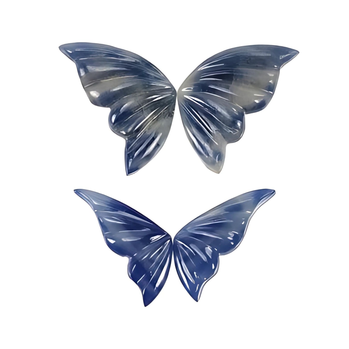multi sapphire butterfly carving