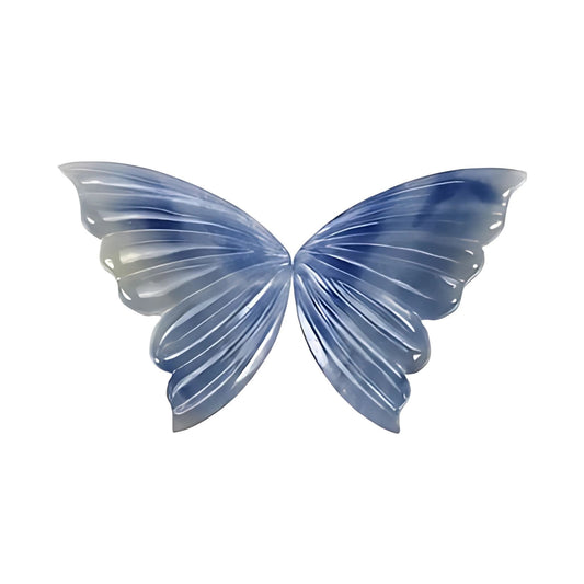 multi sapphire butterfly carving