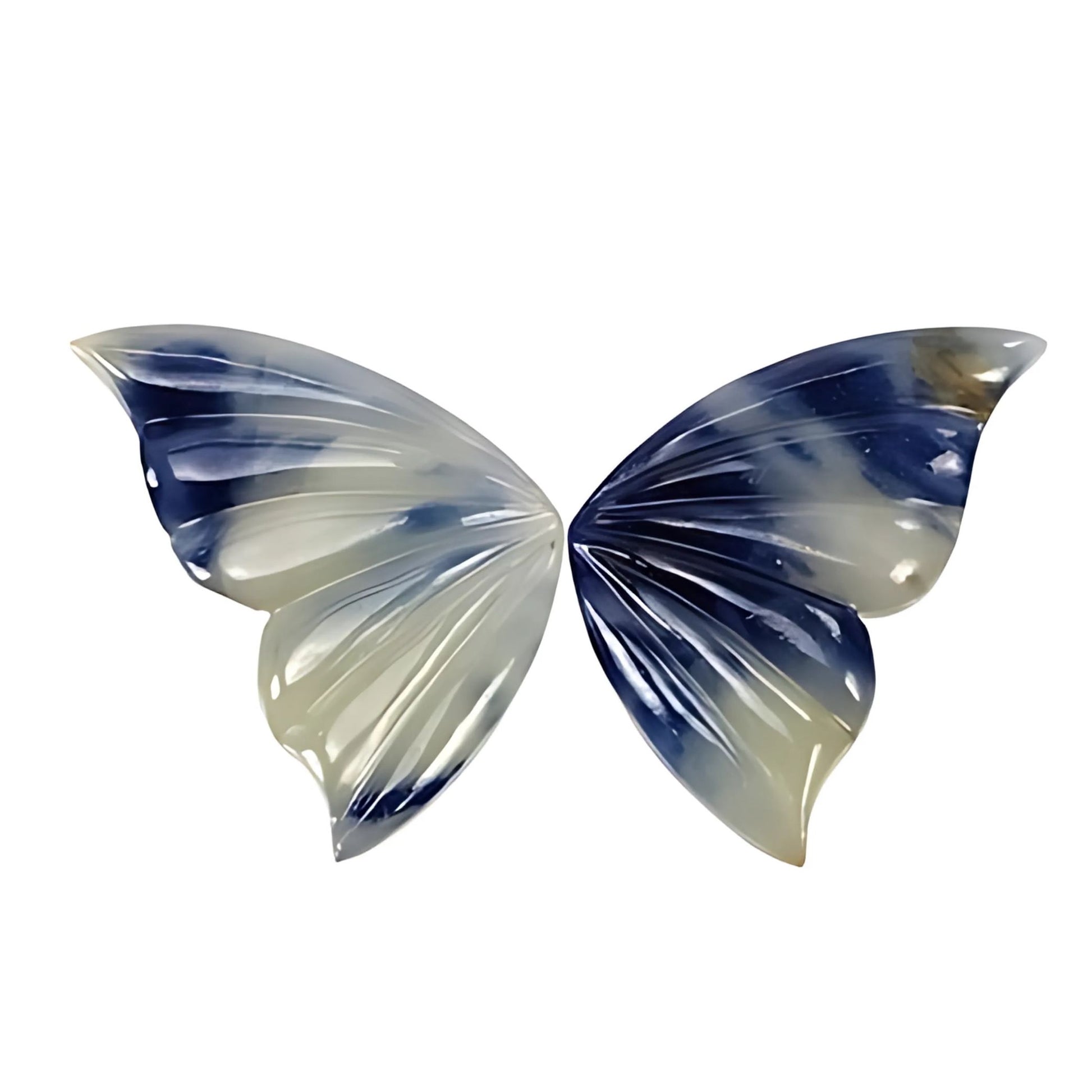 multi sapphire butterfly carving