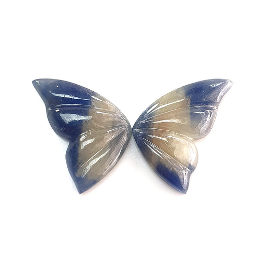 multi sapphire carving gemstone