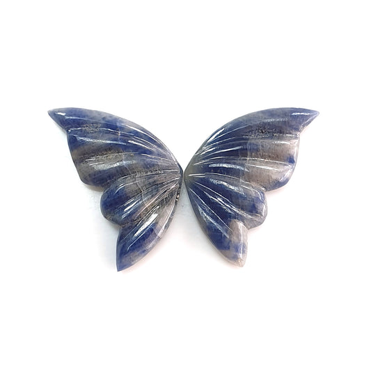 multi sapphire carving gemstone