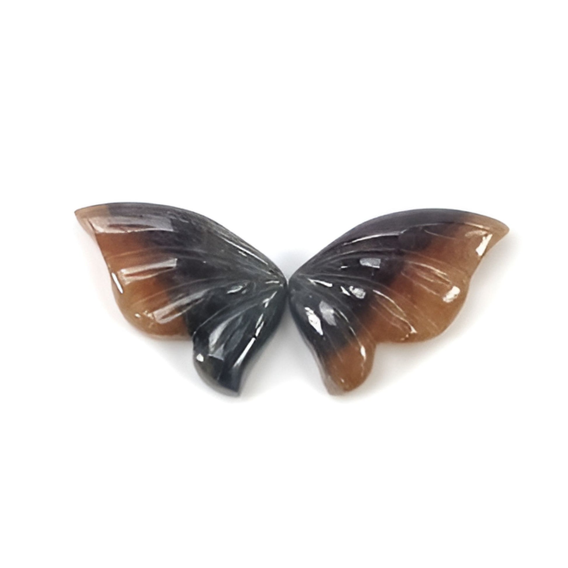 sapphire butterfly shape carving