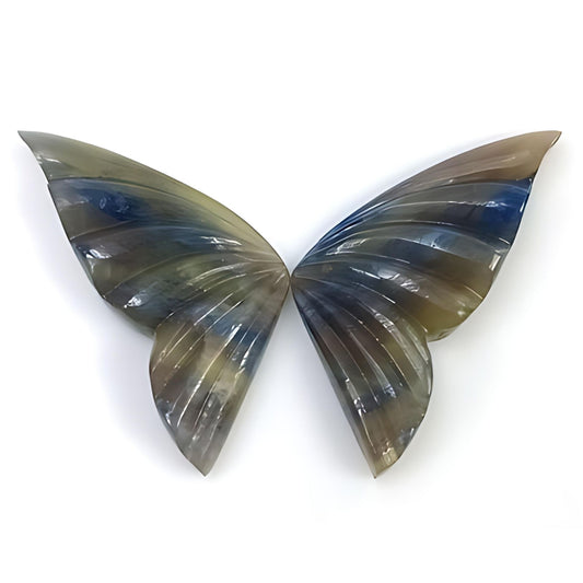 sapphire butterfly carving