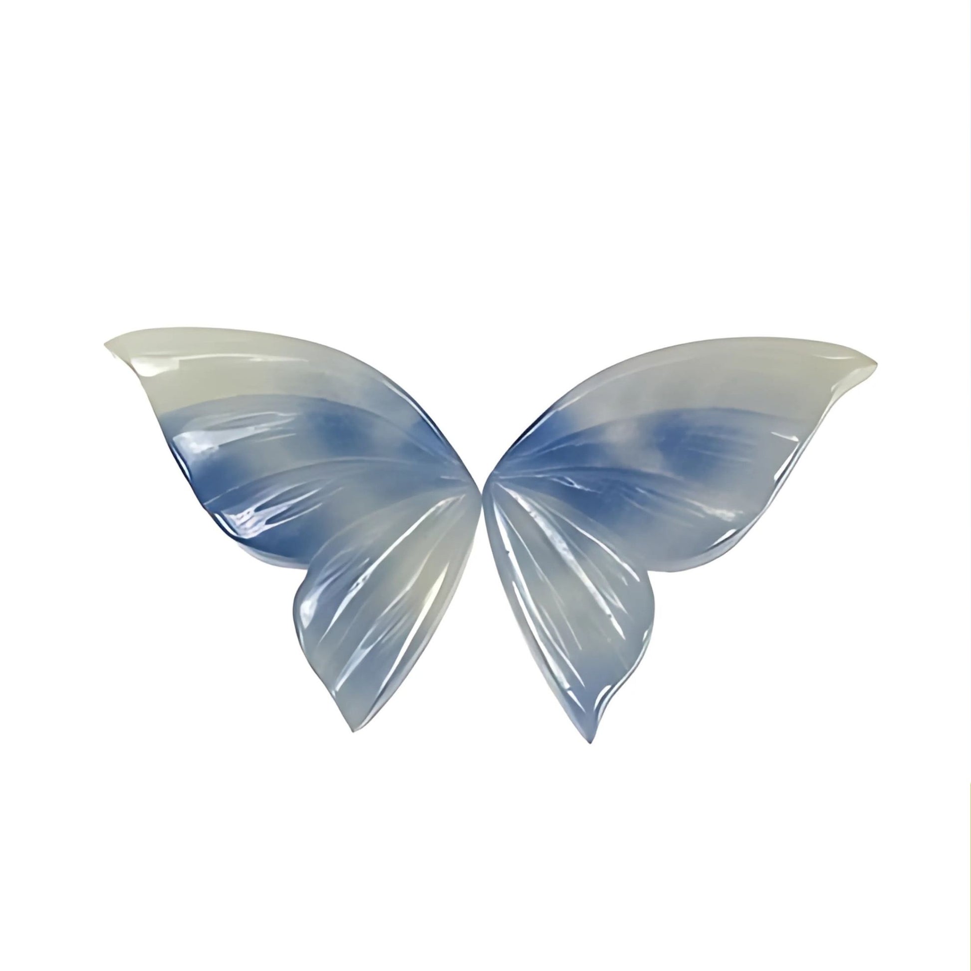 sapphire butterfly shape carving