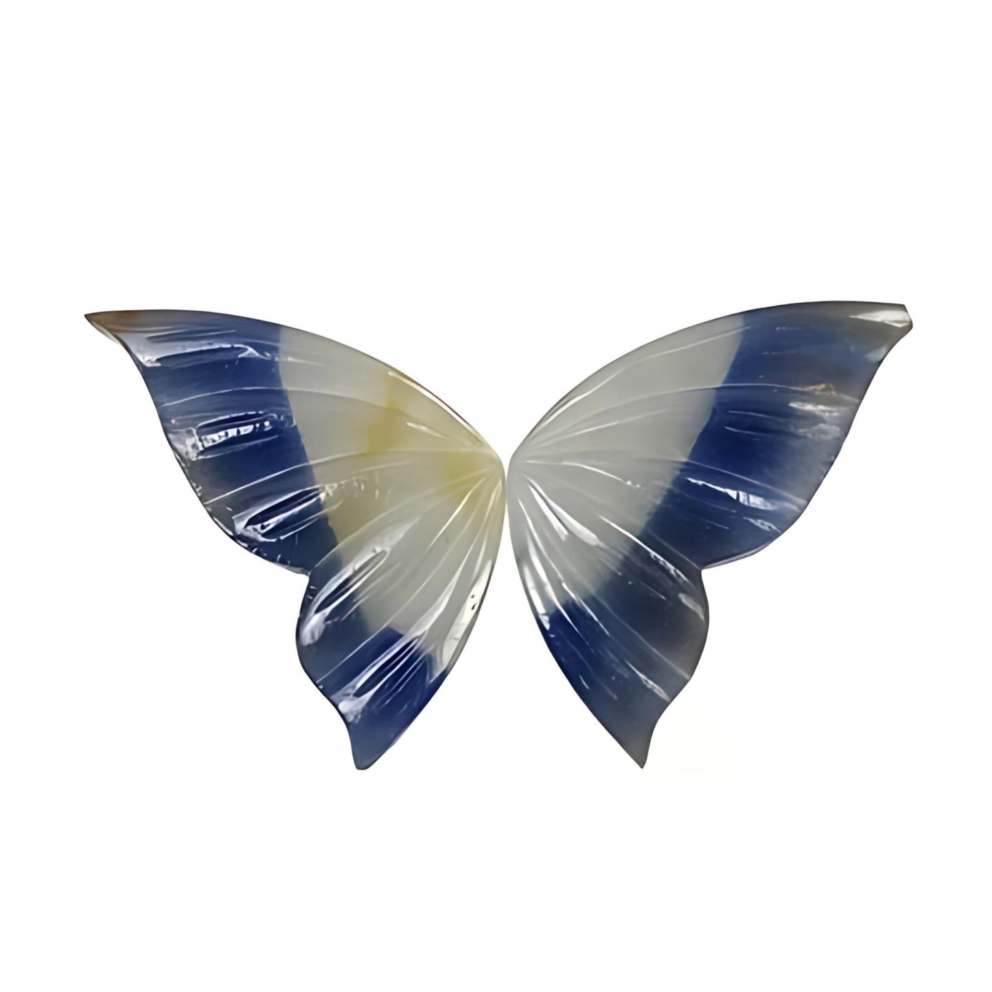 sapphire butterfly shape  carving