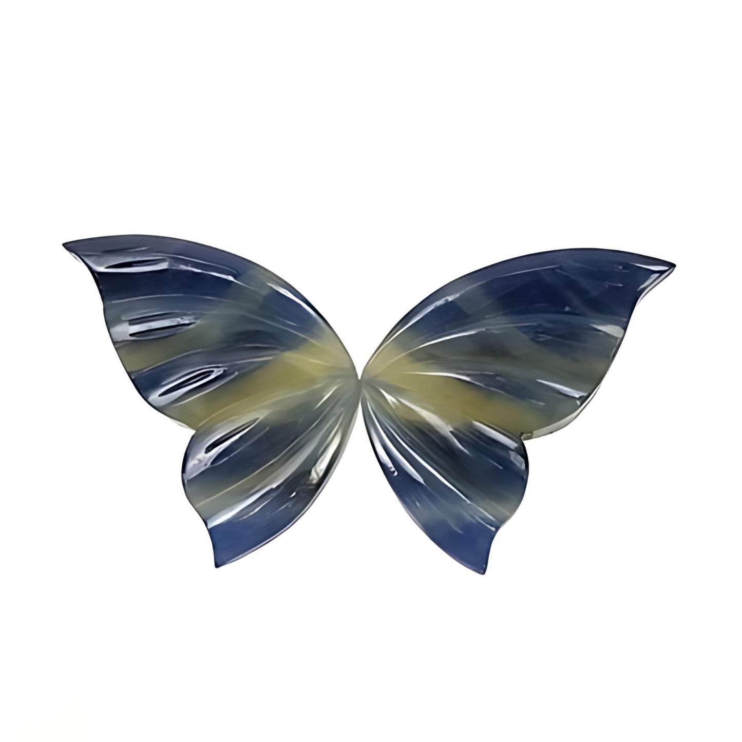 sapphire butterfly shape carving