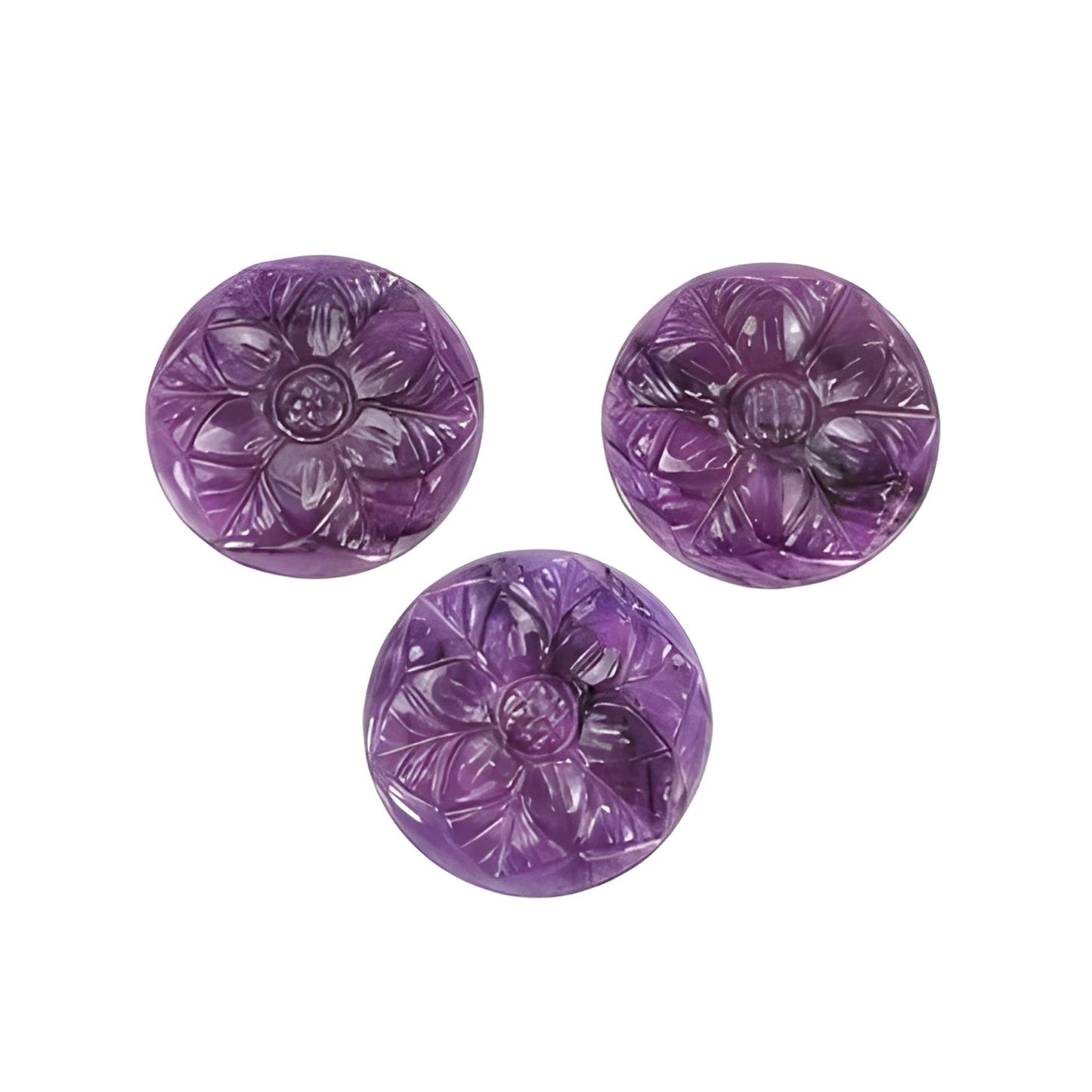 sapphire round carving