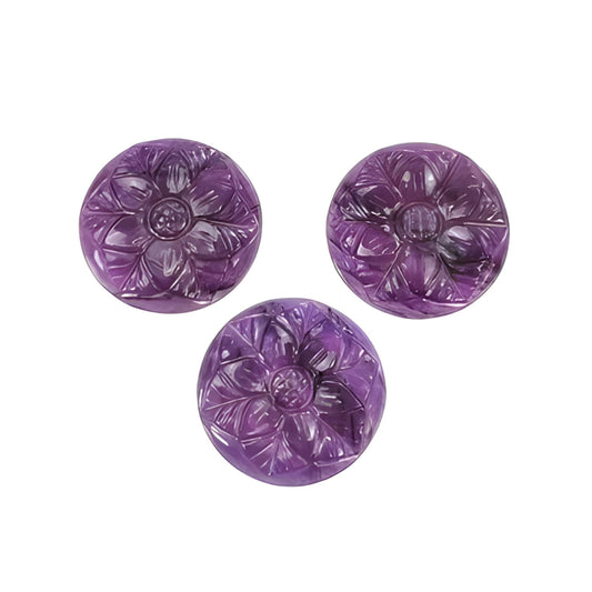 sapphire round carving