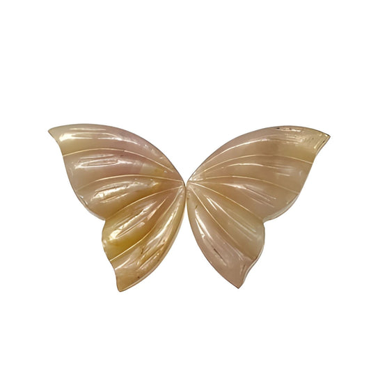 sapphire butterfly shape carving