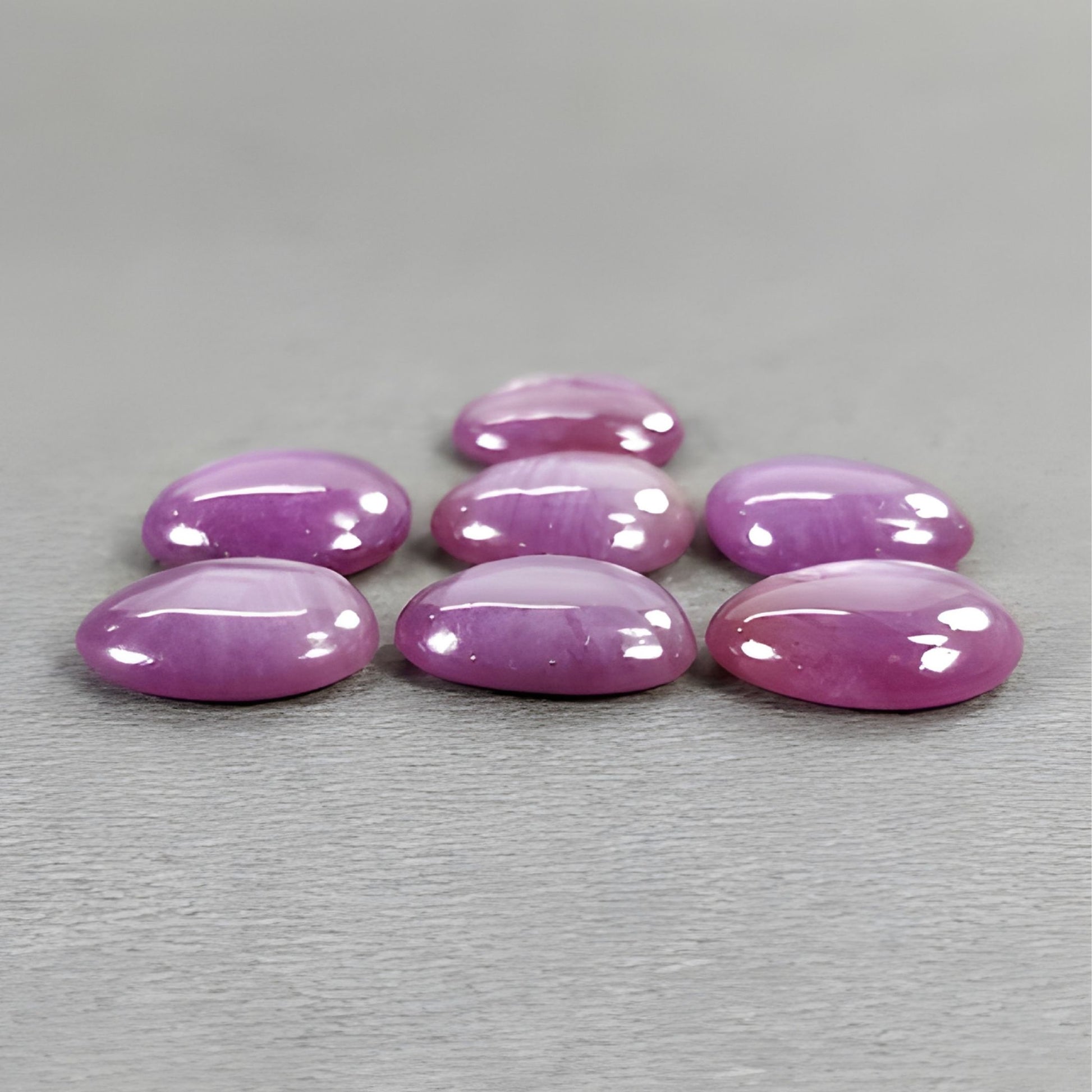 Zaffiro stellato con retro piatto