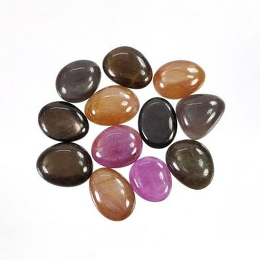 Zafiro estrella de espalda plana