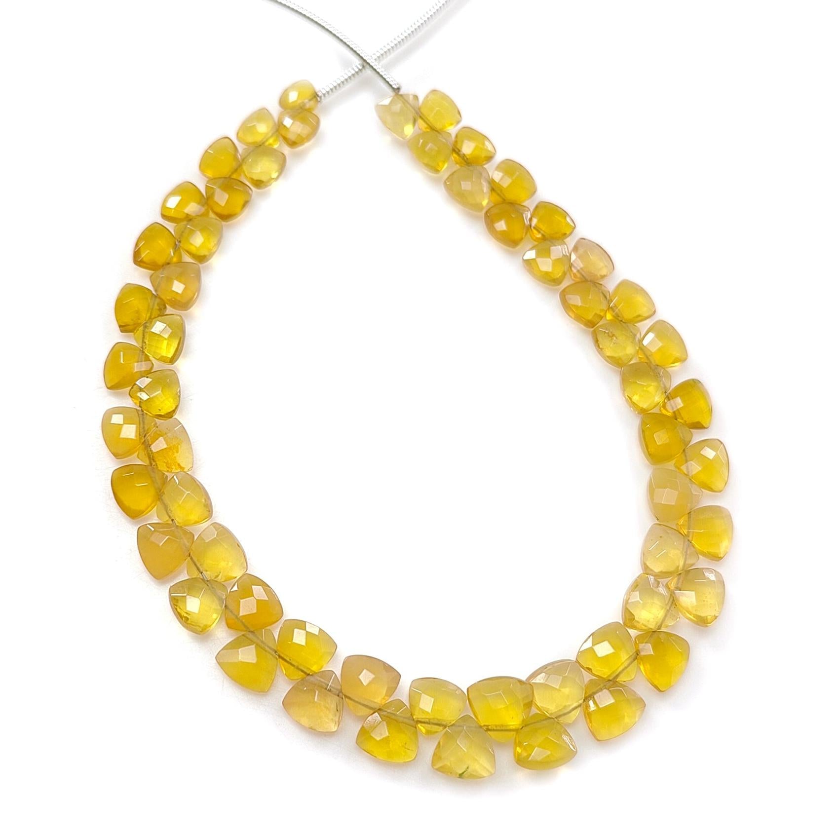 Natural Untreated Yellow Opal Gemstone Faceted Loose