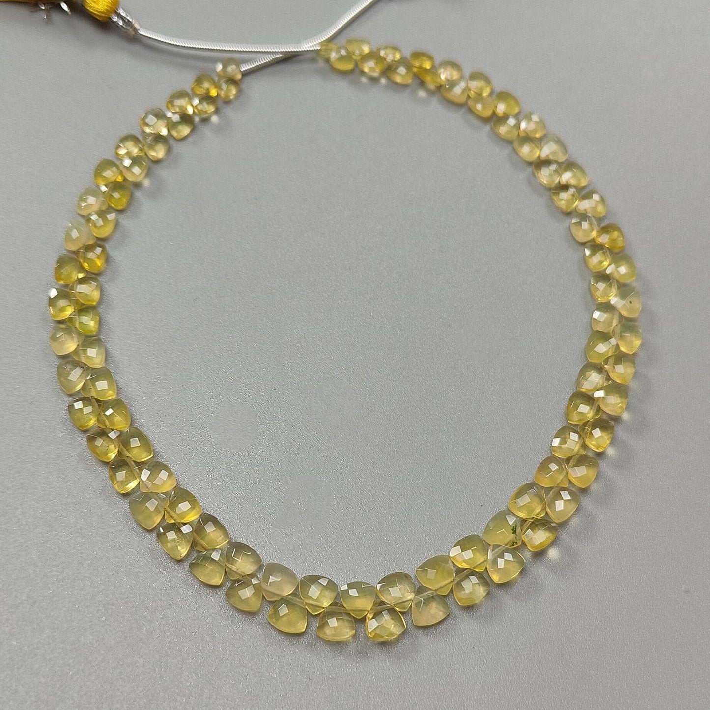 Yellow Opal Faceted Loose Beads