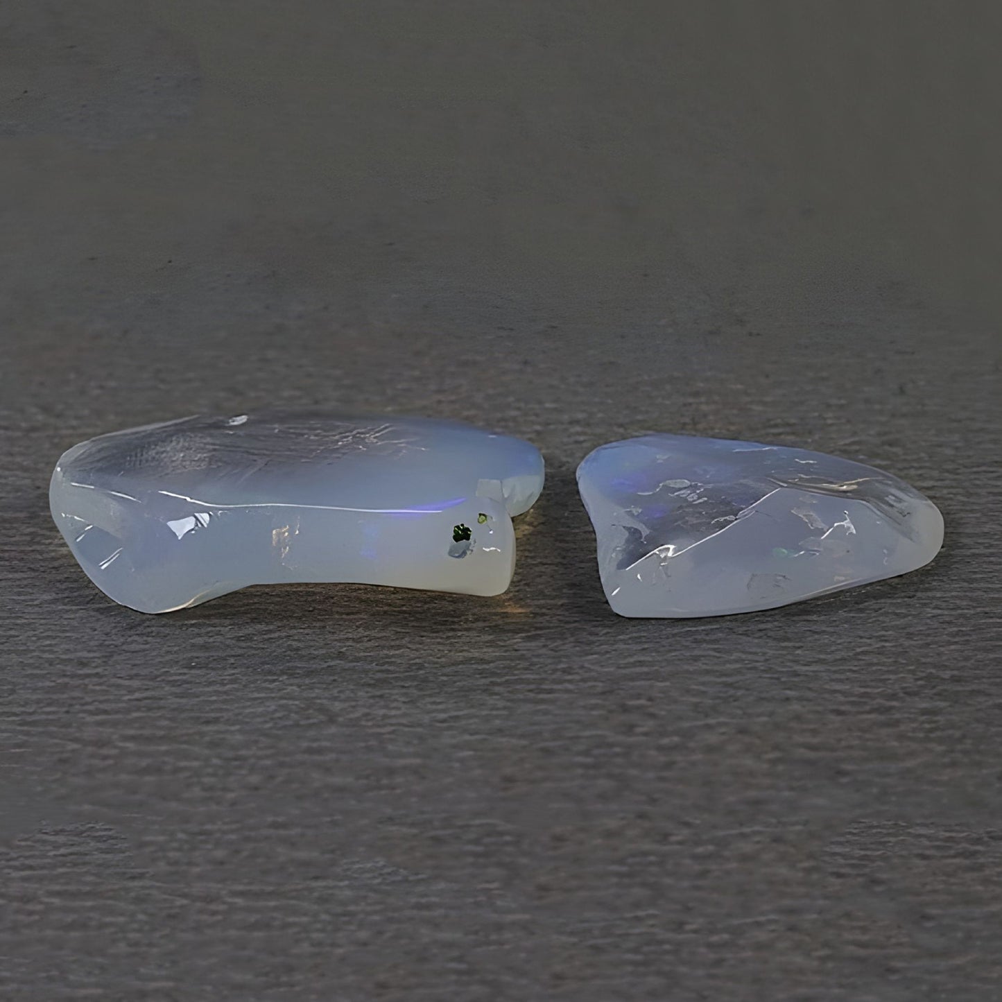 3.70cts Ethiopian Opal Natural Untreated Gemstone Cabochon Fancy Shape 2pcs