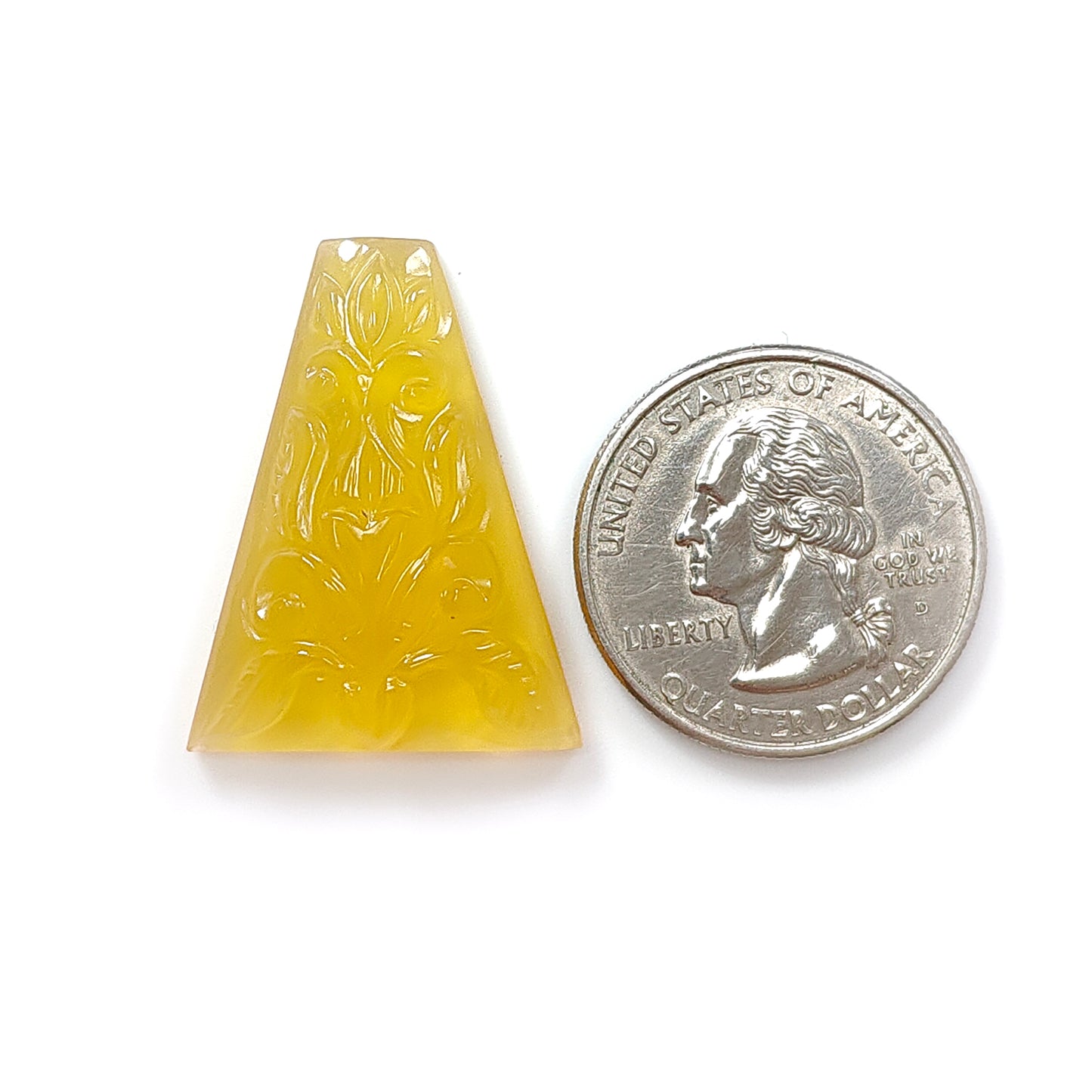 Yellow Opal Gemstone Carving: 21.60cts Natural Untreated Opal October Birthstone Hand Carved Fancy Shape 30*22mm 1pcs For Jewelry