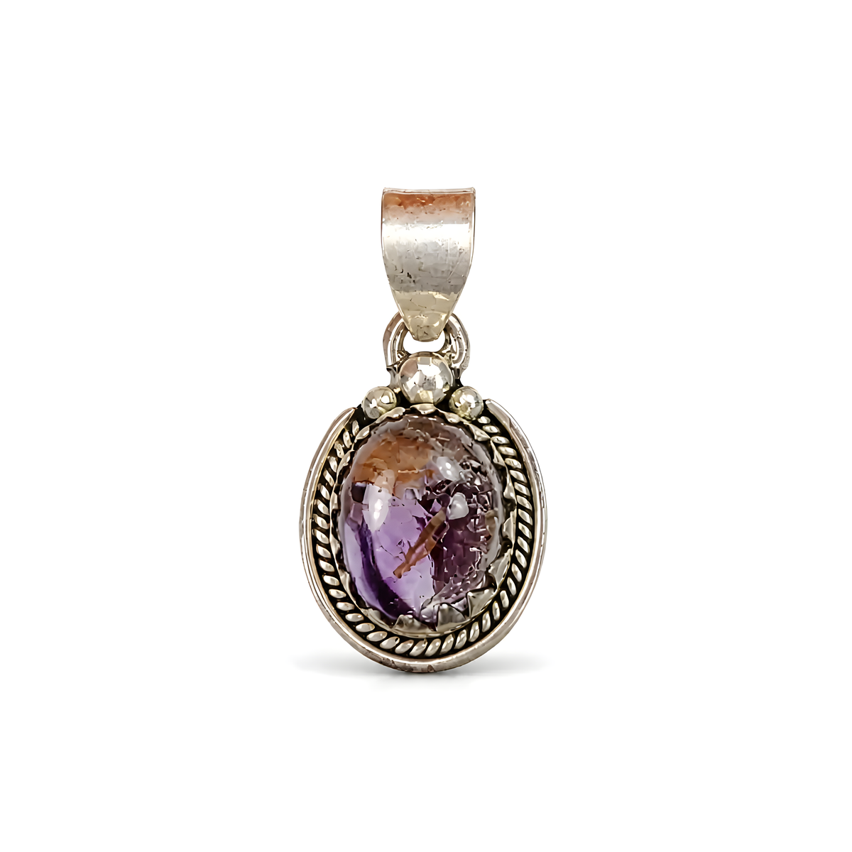 Amethyst Gemstone 925 Sterling Silver Pendant