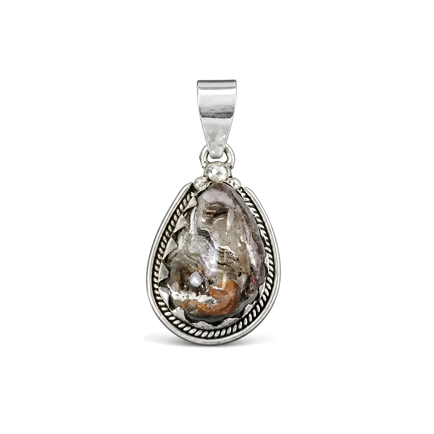 Amethyst Gemstone 925 Silver Pendant