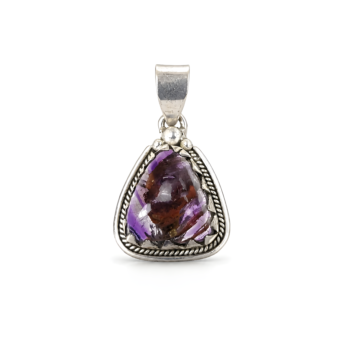Amethyst Gemstone 925 Silver Pendant