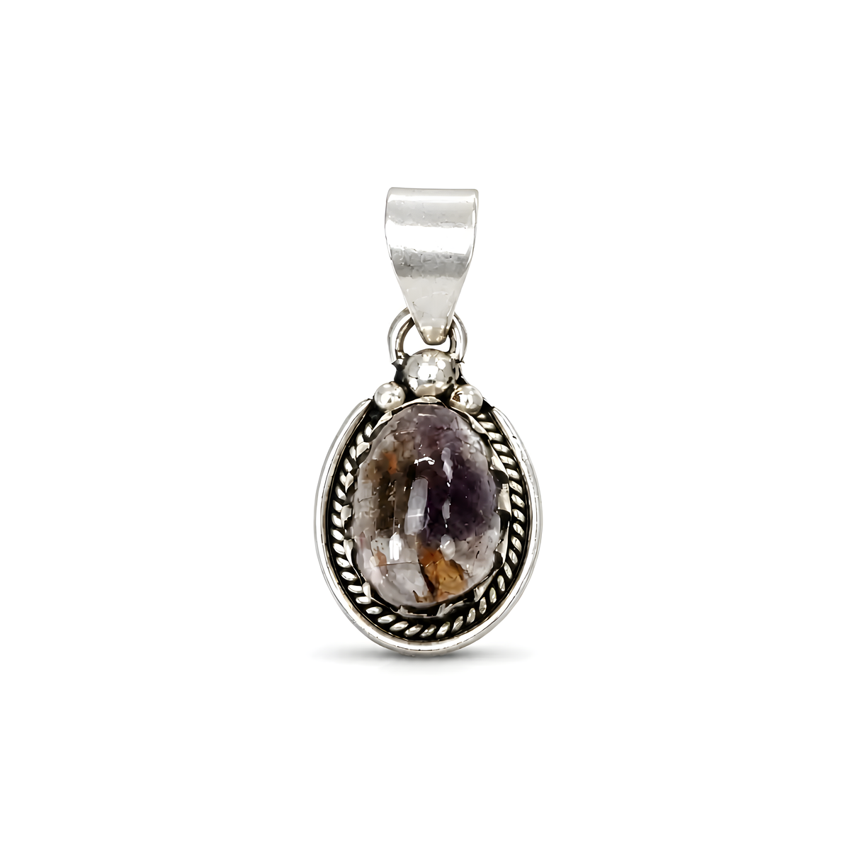 Amethyst Gemstone 925 Silver Pendant