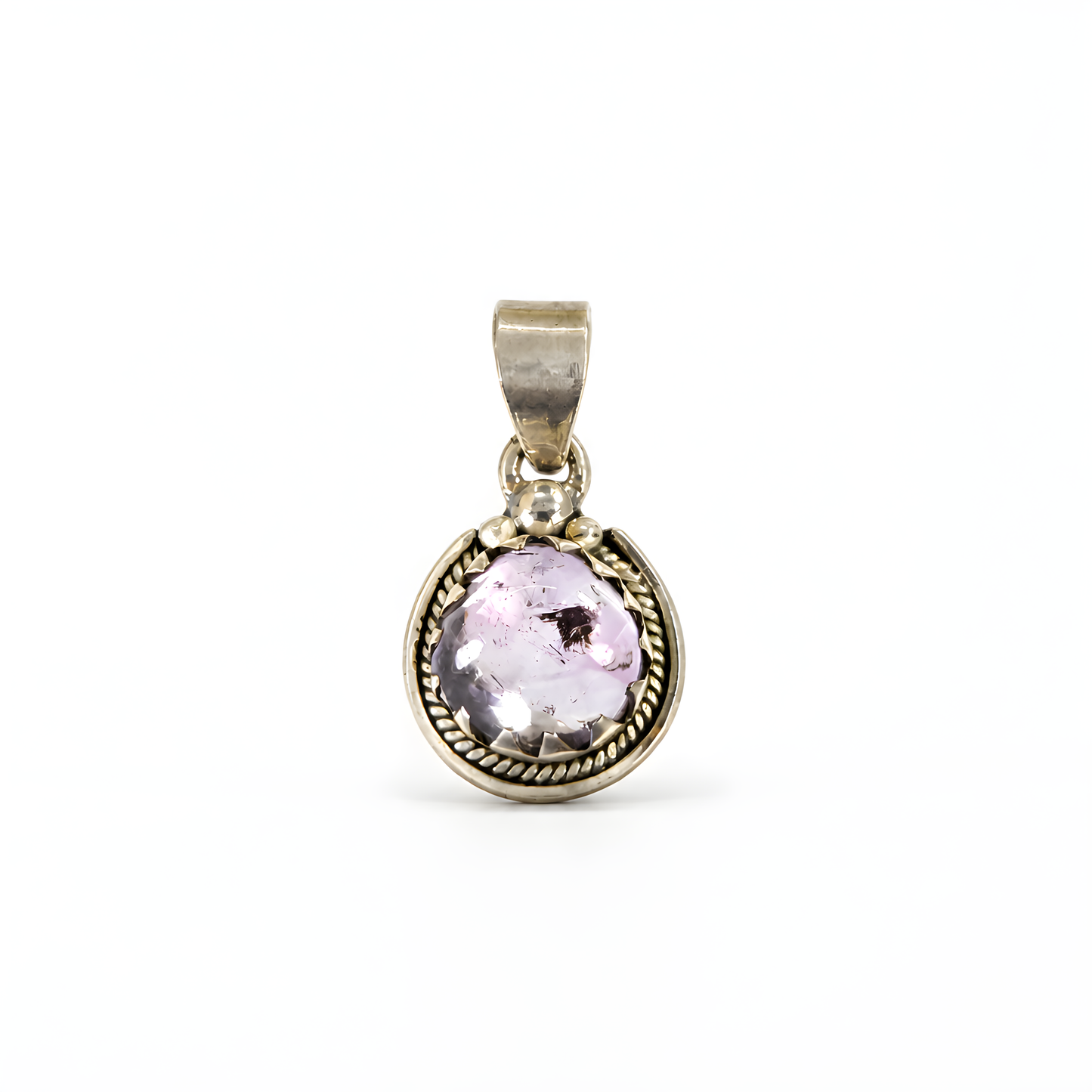 Amethyst Gemstone 925 Silver Pendant