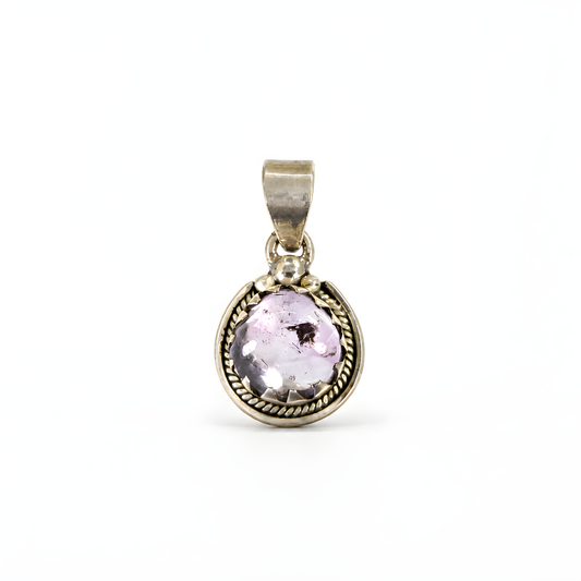Amethyst Gemstone 925 Silver Pendant
