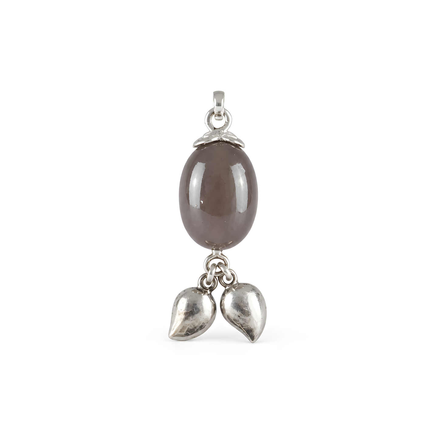 Onyx Gemstone Silver Pendant