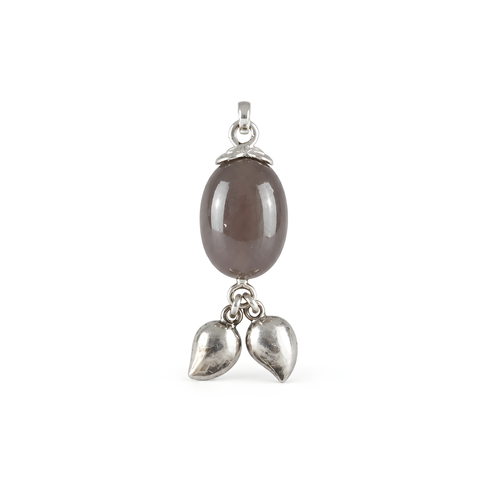 Onyx Gemstone Silver Pendant