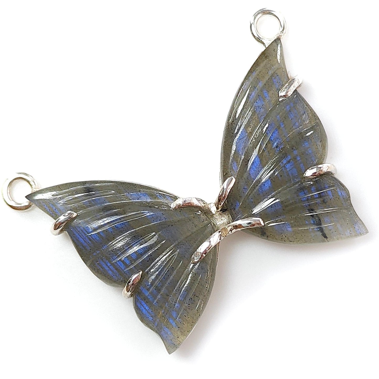 Blue Labradorite Silver Pendant 6.2gms