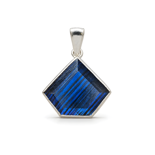 labradorite gemstone silver pendant