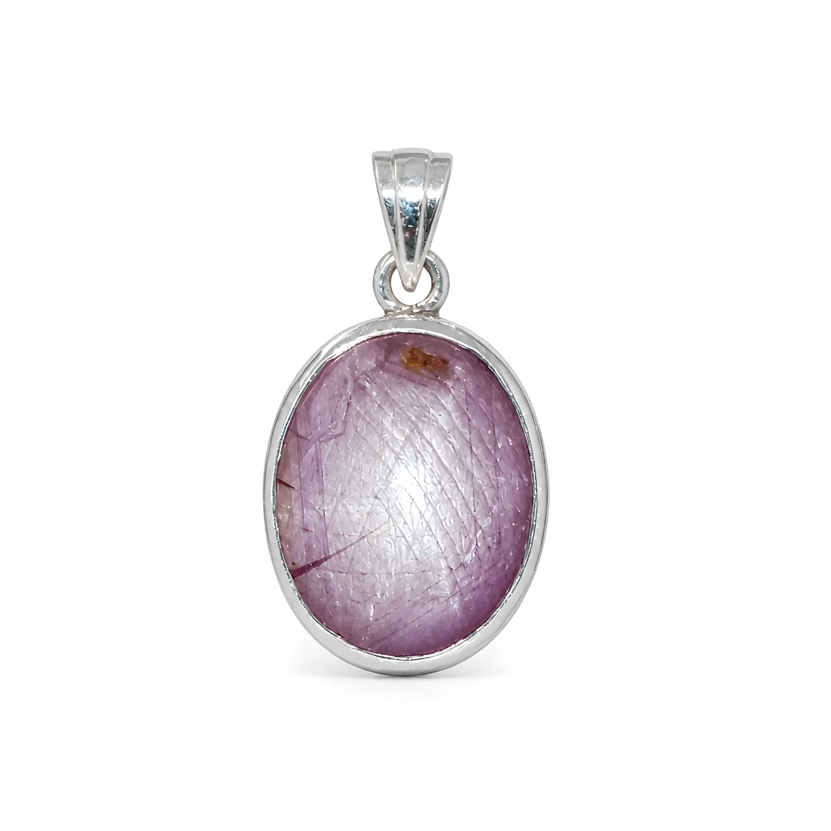 Star Ruby Gemstone 925 Silver Pendant