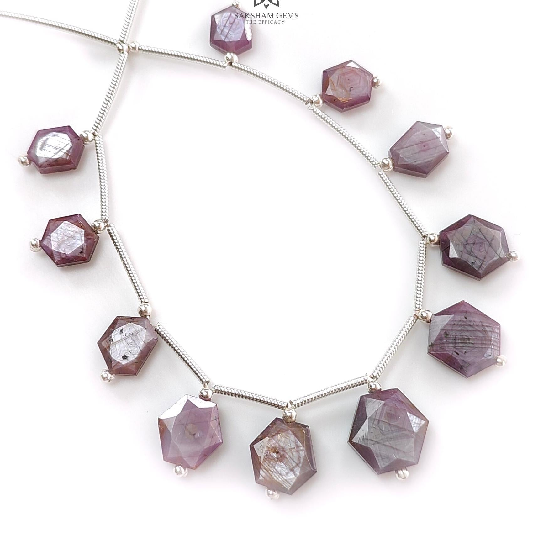 Raspberry Pink Sapphire Faceted Loose Beads