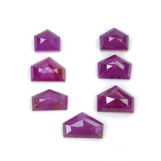 ruby uneven shaape step cut