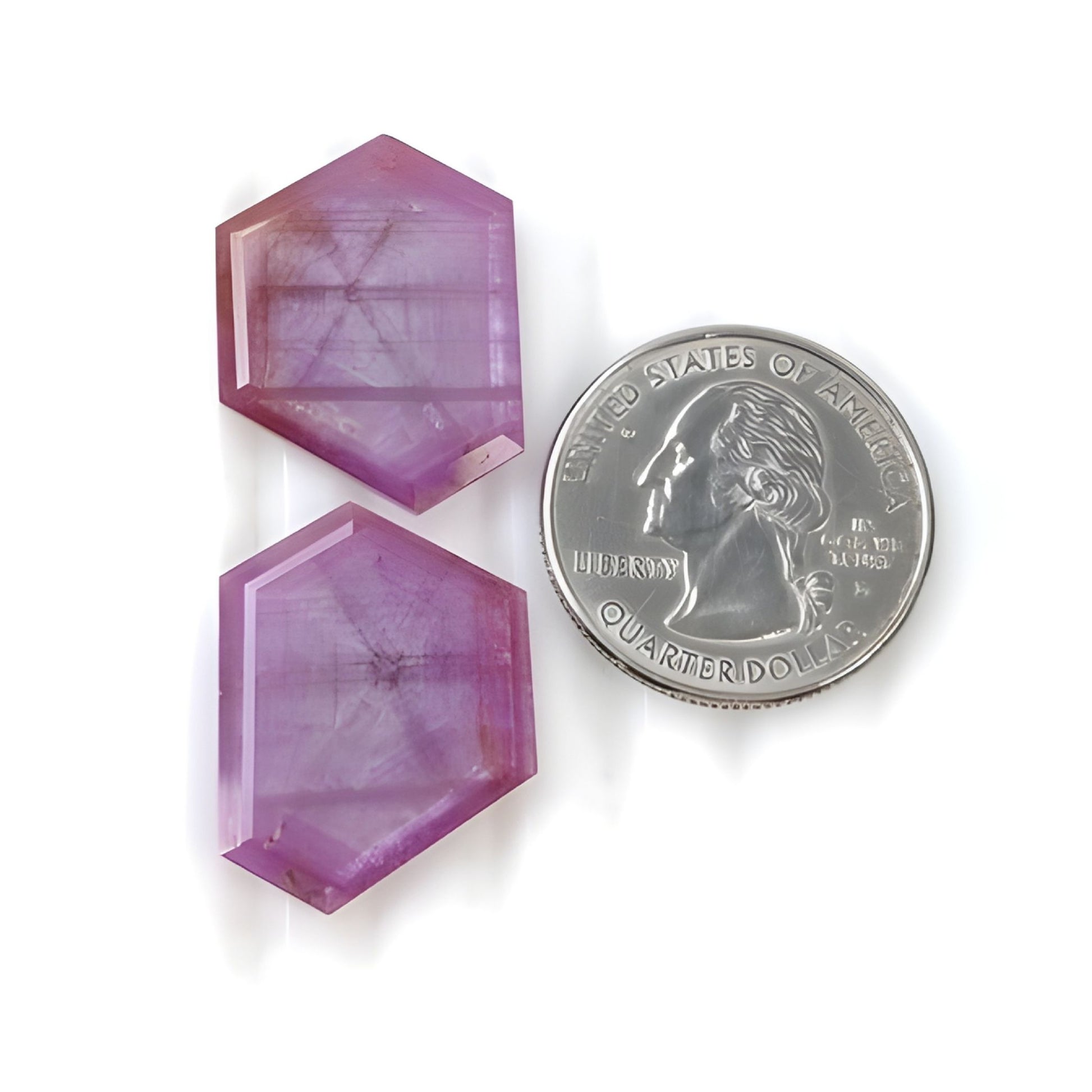 サファイアトラピッチェ六角形宝石