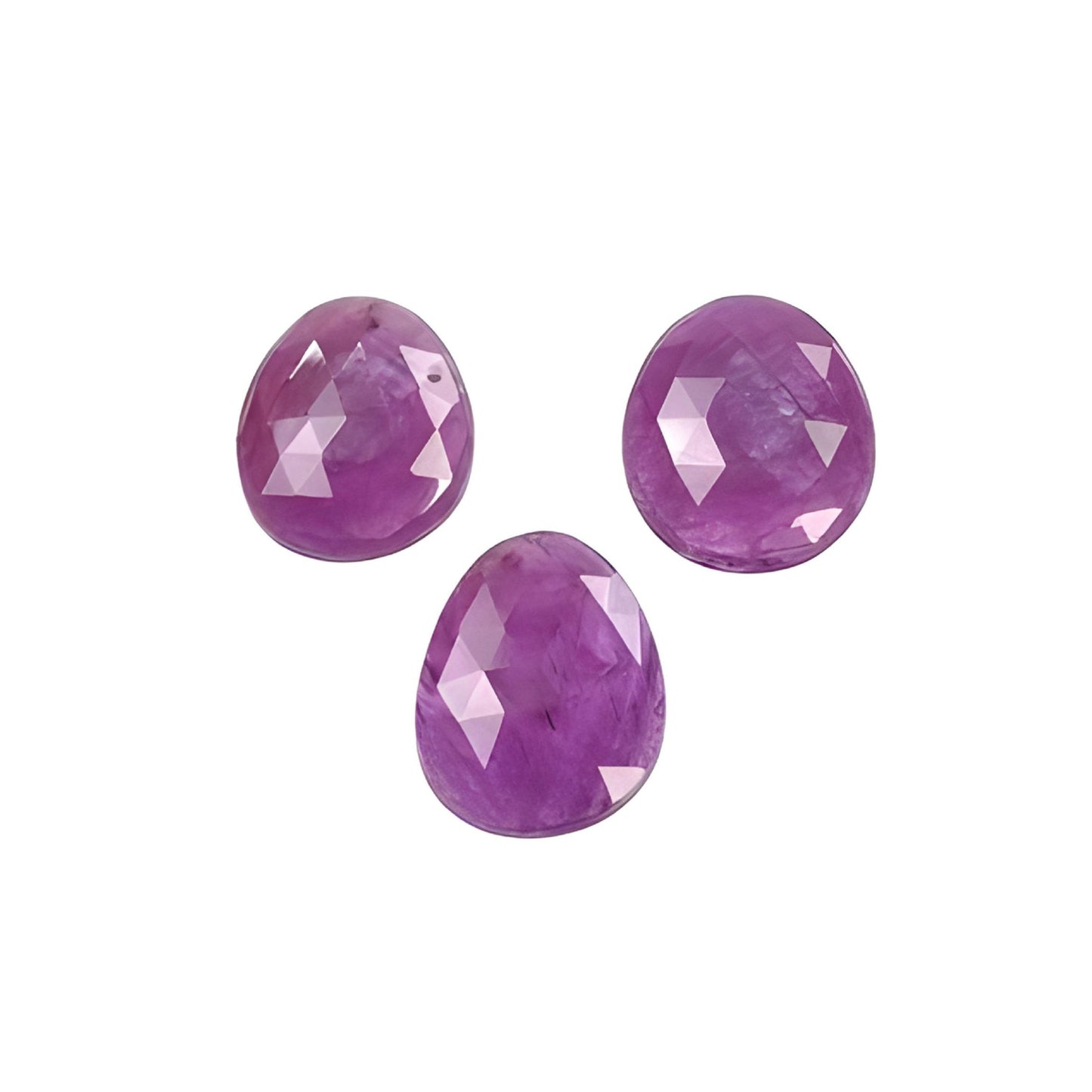 ruby rose cut egg shape