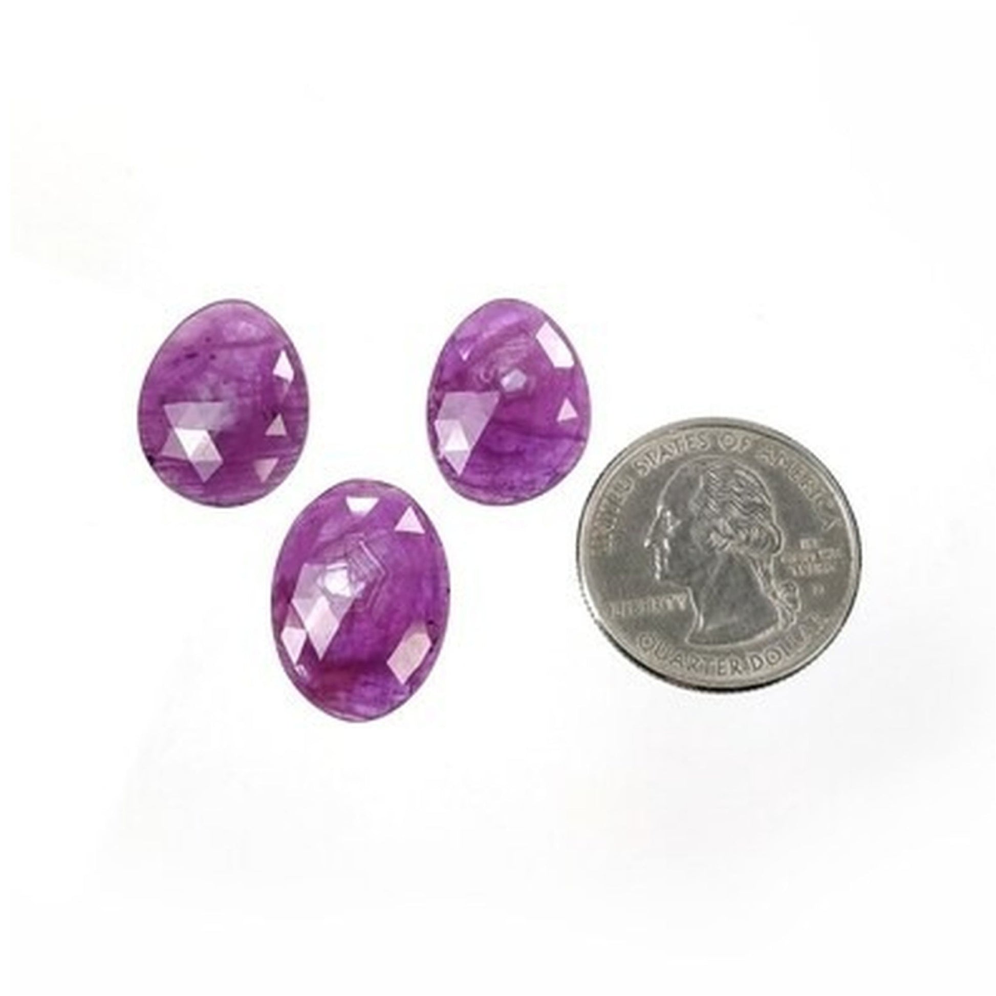 ジュエリー用ルビー ローズカット