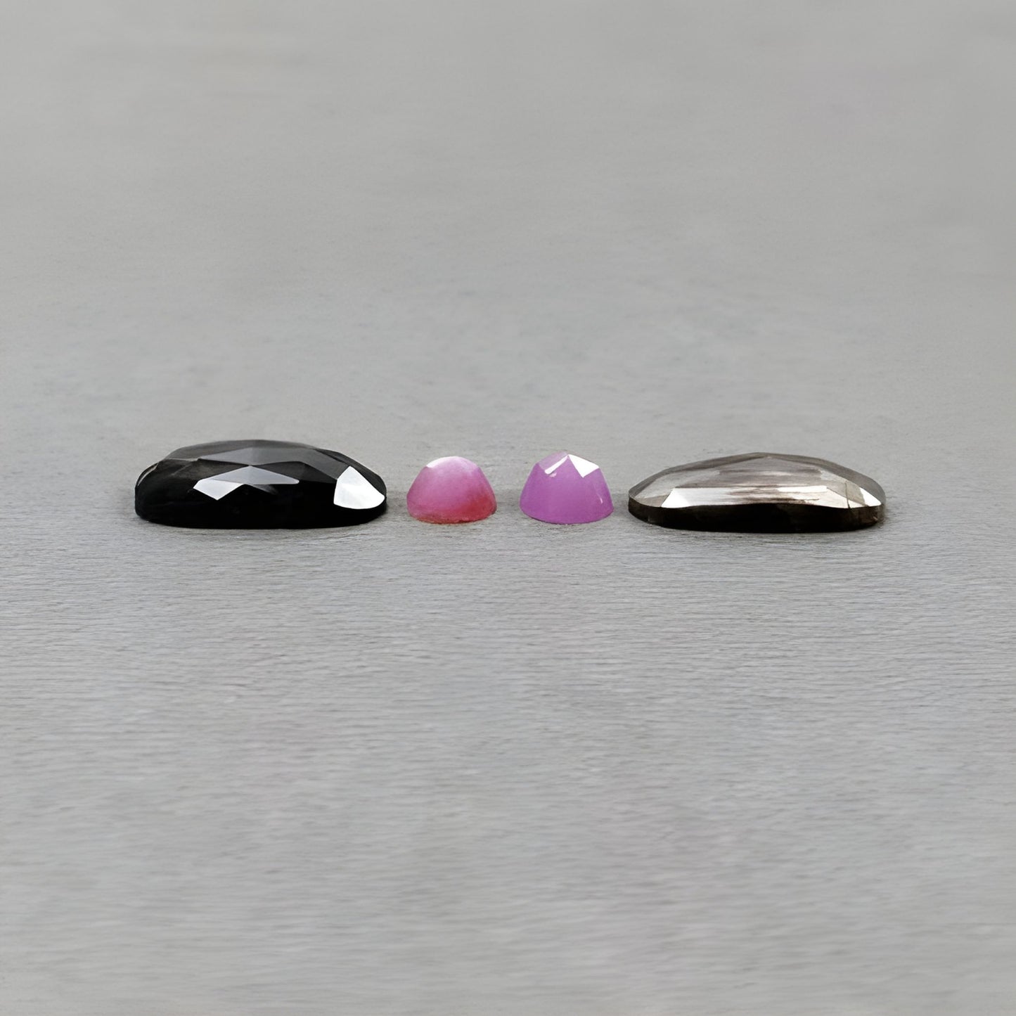 9.85cts Raspberry Sapphire Gemstone Natural Untreated Rose Cut Fancy Shape 4pcs